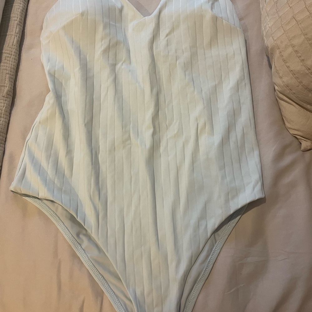 Lululemon Athletica Light Blue One Piece Swimsuit